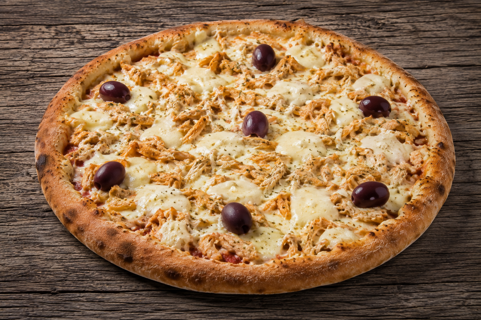 Pizza de Frango com Catupiry® da Pizzaria Jardins