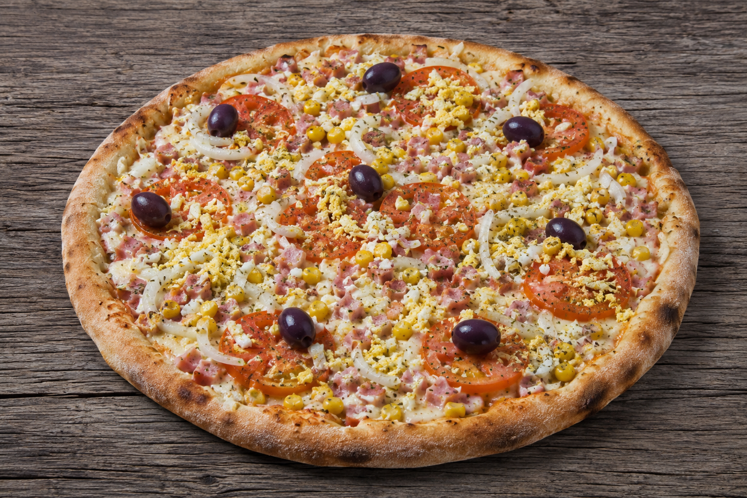 Pizza Portuguesa da Pizzaria Jardins
