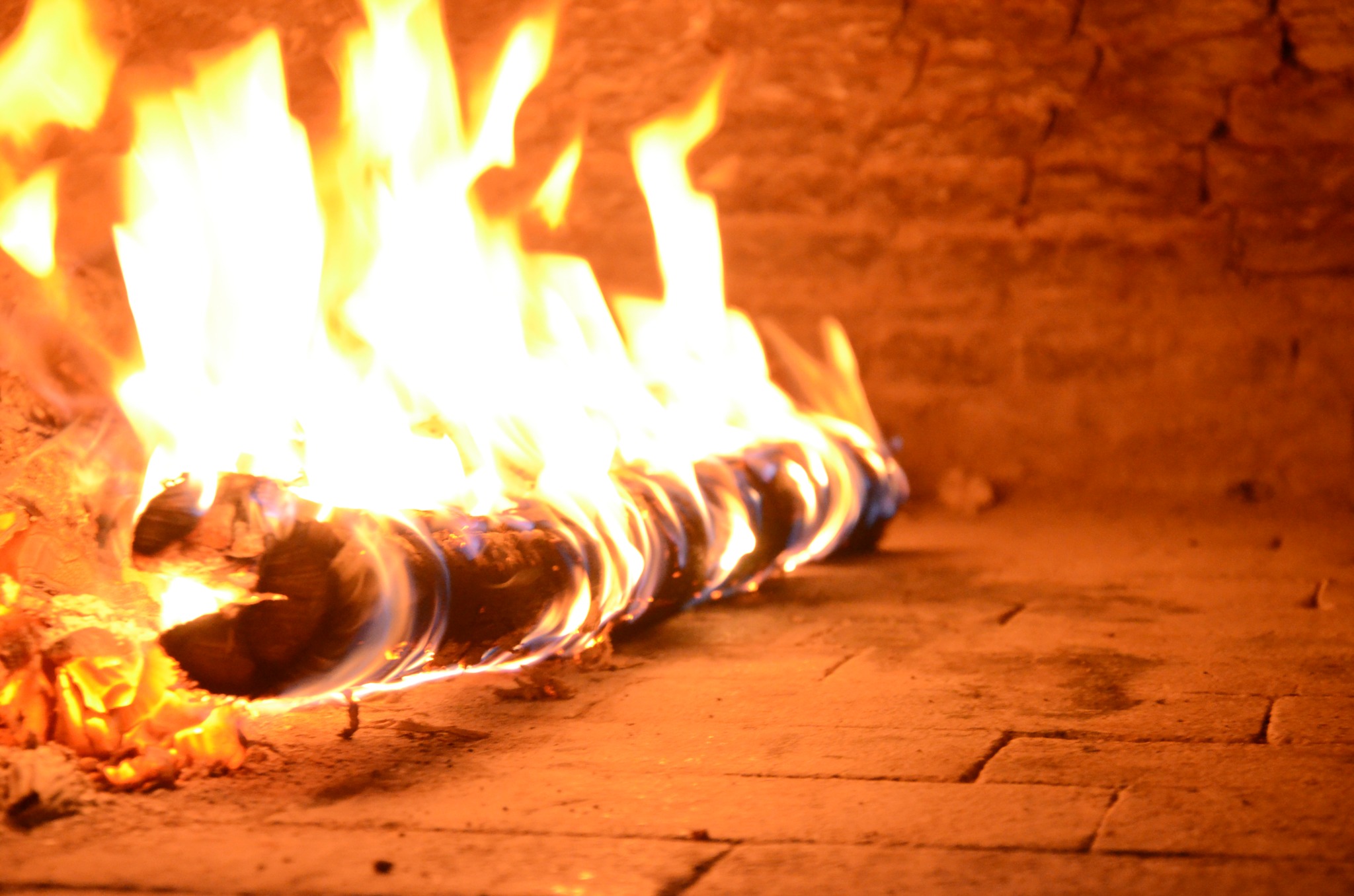 Forno a lenha da Pizzaria Jardins